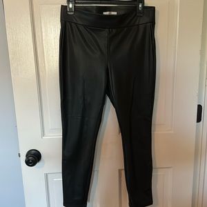 Loft leather leggings
